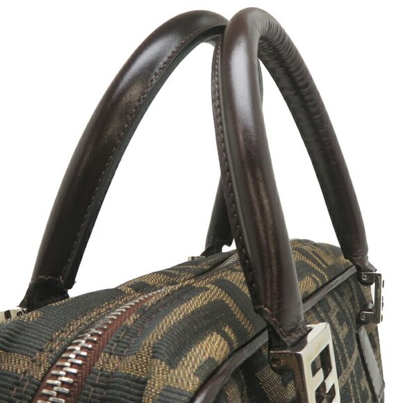 FENDI Brown Zucca Shoulder Bag - Picture 5 of 10